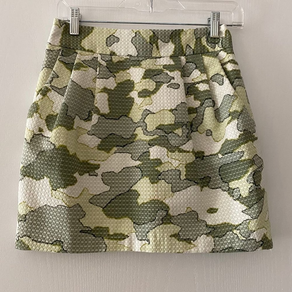 club monaco pleated a-line skirt